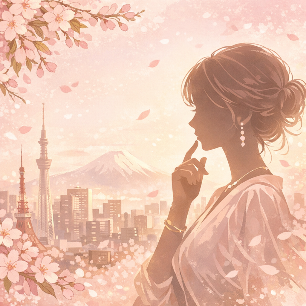 田中みな実と卵子凍結をテーマにしたブログバナーイラスト